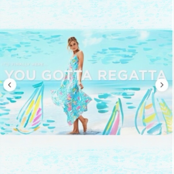 Lilly Pulitzer Rylan You Gotta Regatta Silk Dress S - Picture 1 of 5